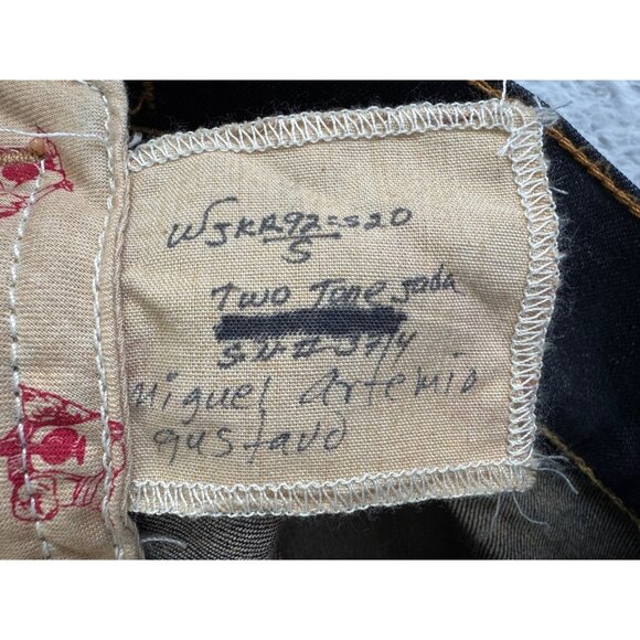 NWOT True Religion World Tour Womens Sz-S Blue Distress Denim Jacket Western - Picture 8 of 13